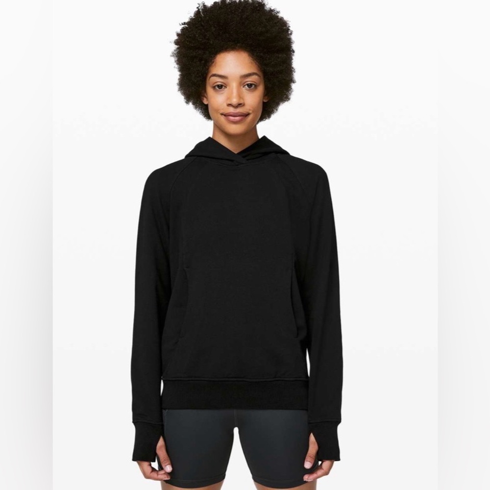 LULULEMON EUC SIZE 6 SCUBA PULLOVER/ Black